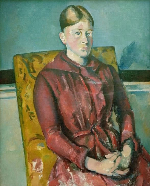 Madame cezanne nella poltrona gialla, 1888